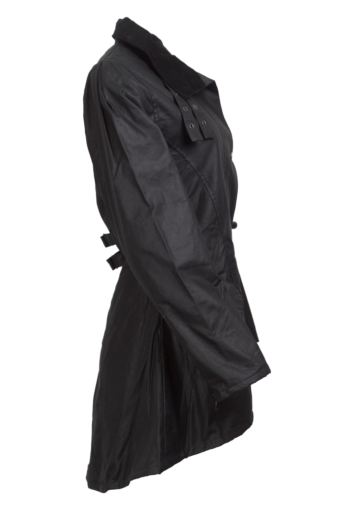 Walker & Hawkes Ladies Black Sofia Wax Jacket