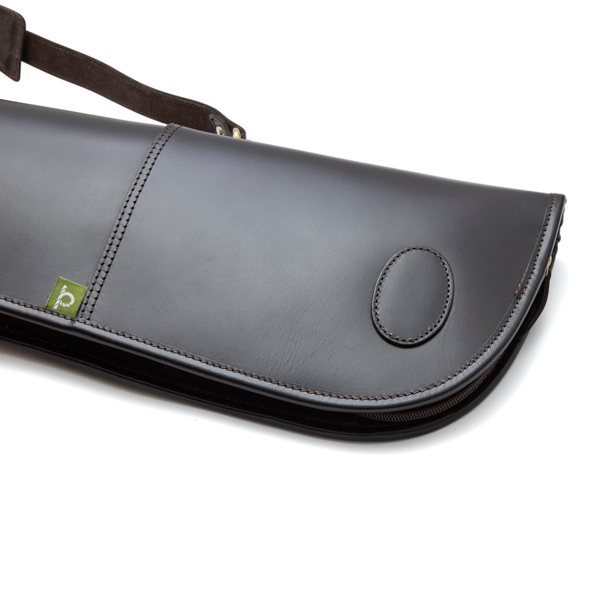Chatham Dark Brown Leather Full Zip Gun Slip