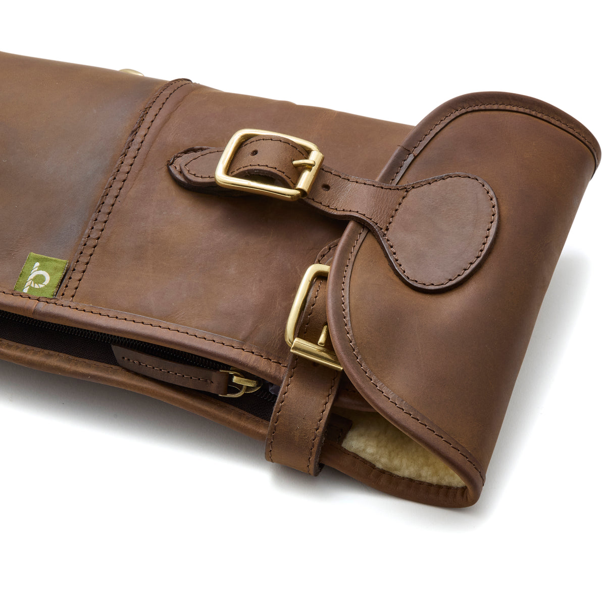 Chatham Antique Brown Oiled Leather Gun Slip