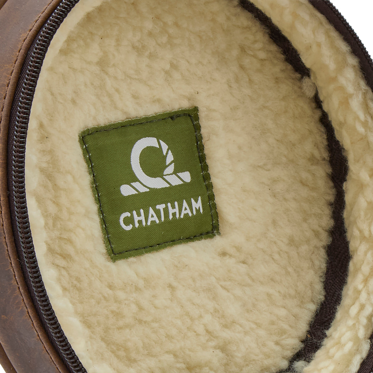 Chatham Antique Brown Leather Hearing Protection Case