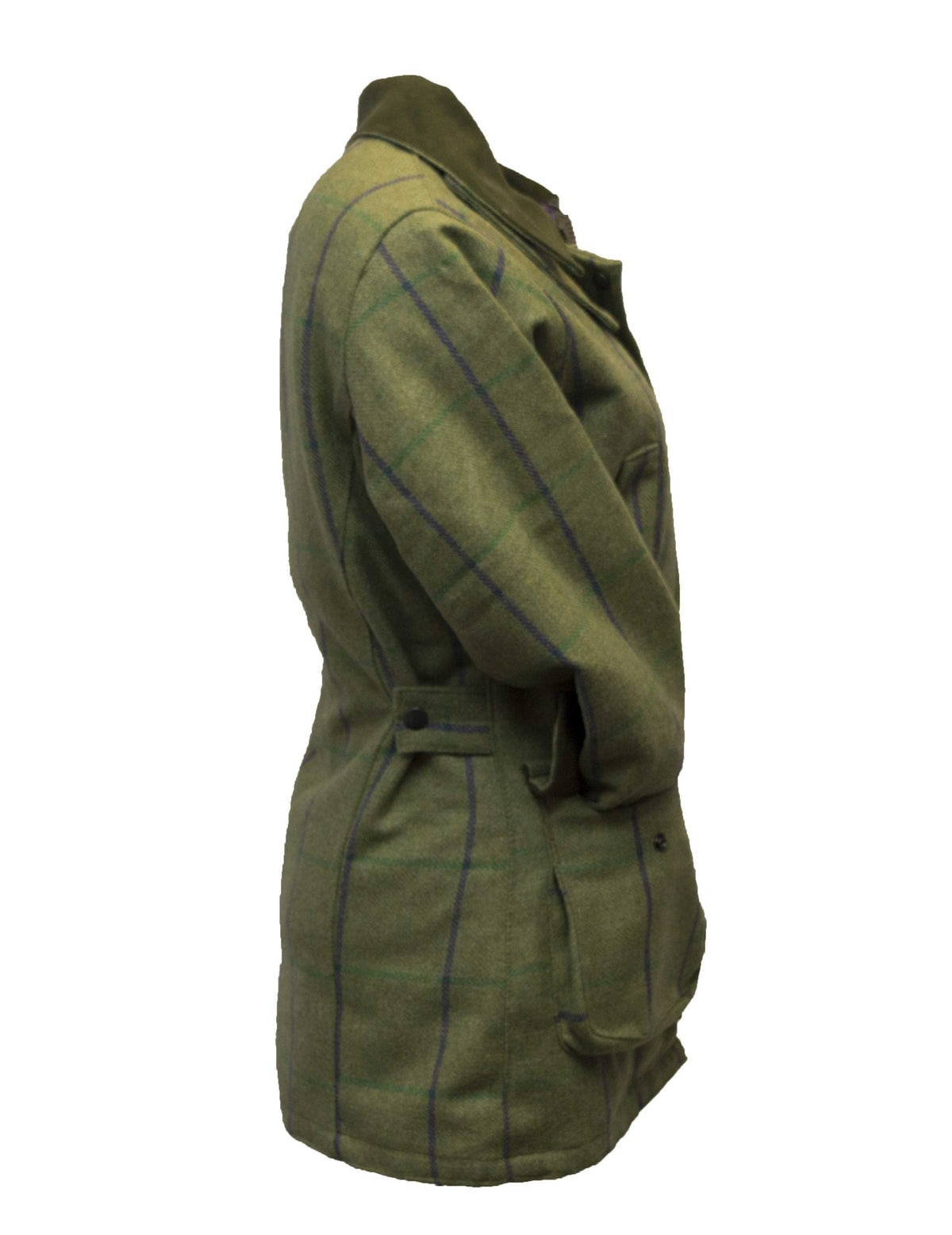 Walker & Hawkes Hazelwood Purple Overcheck Ladies Tweed Shooting Jacket