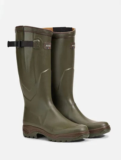 Aigle Parcours 2 Vario in Khaki Wellington Boots