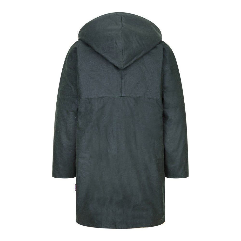 Walker & Hawkes Kid's Olive Wax Hudson Jacket