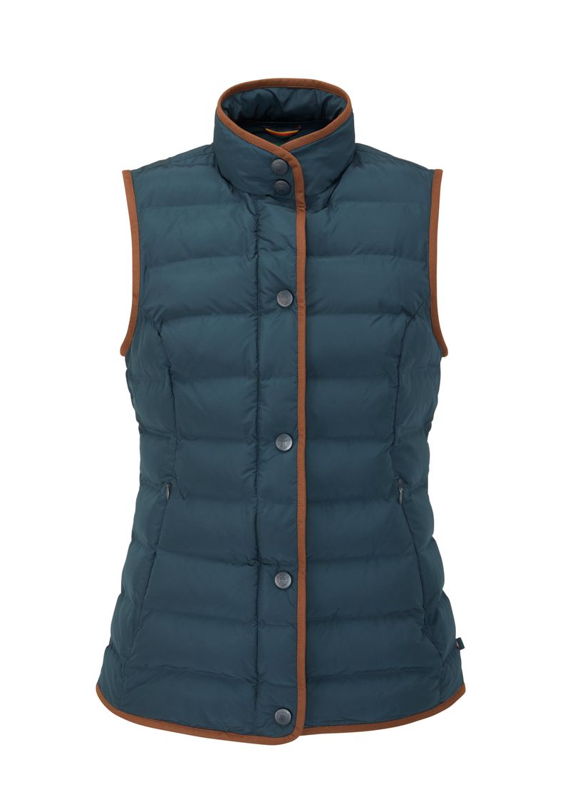 Alan Paine Ladies Calsall Quilted Gilet in Navy