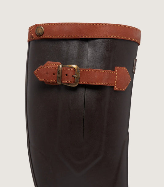 Aigle Parcours 2 Signature Brown Wellington Boots
