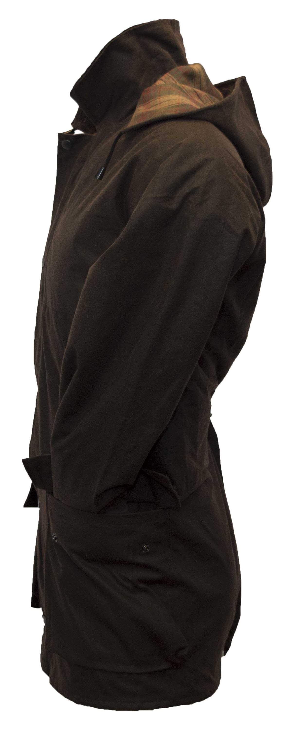 Walker & Hawkes Mens Brown Wax Benson Jacket