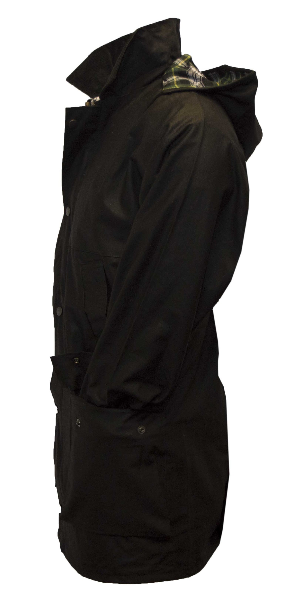 Walker & Hawkes Mens Black Wax Benson Jacket