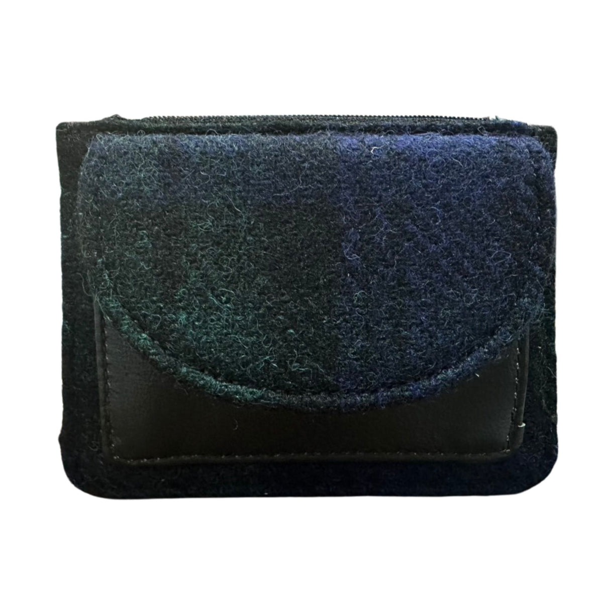 Harris Tweed Coin and Card Holder in Blackwatch Tartan