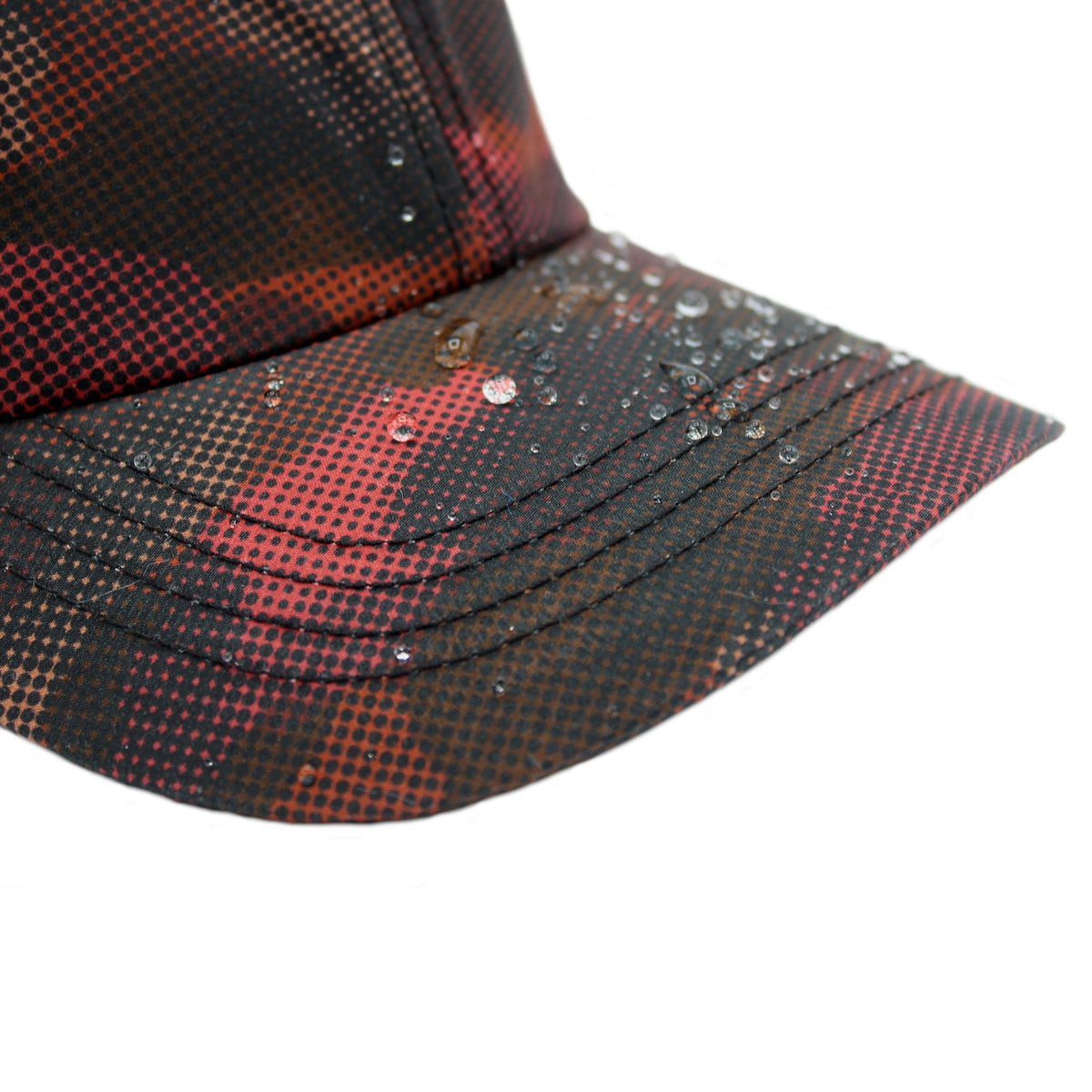 Tweed Outdoor Waterproof Green Camo Print Cap