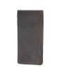 Harris Tweed Glasses Case in Dark Grey Check Tweed
