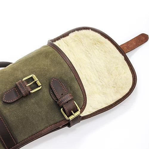 Tweed Outdoor Waxed Canvas Khaki Gun Case
