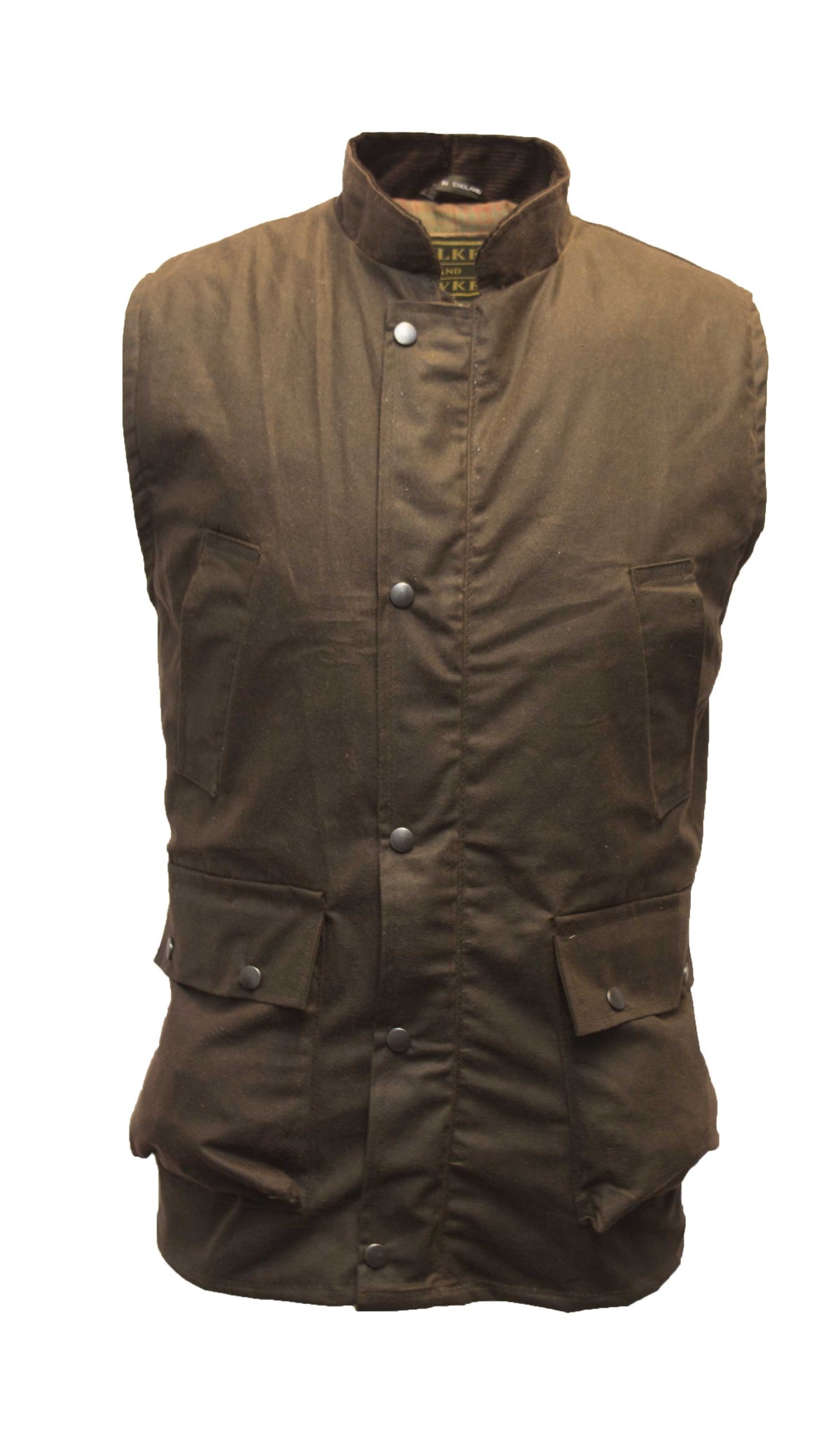 Walker & Hawkes Brown Winchester Wax Gilet