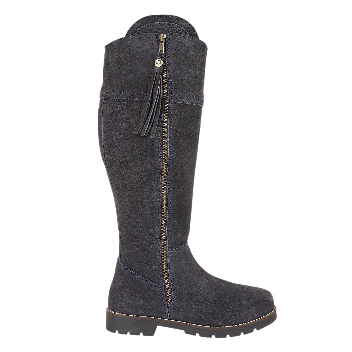 Cabotswood Burleigh Zip Up Country Boots Navy