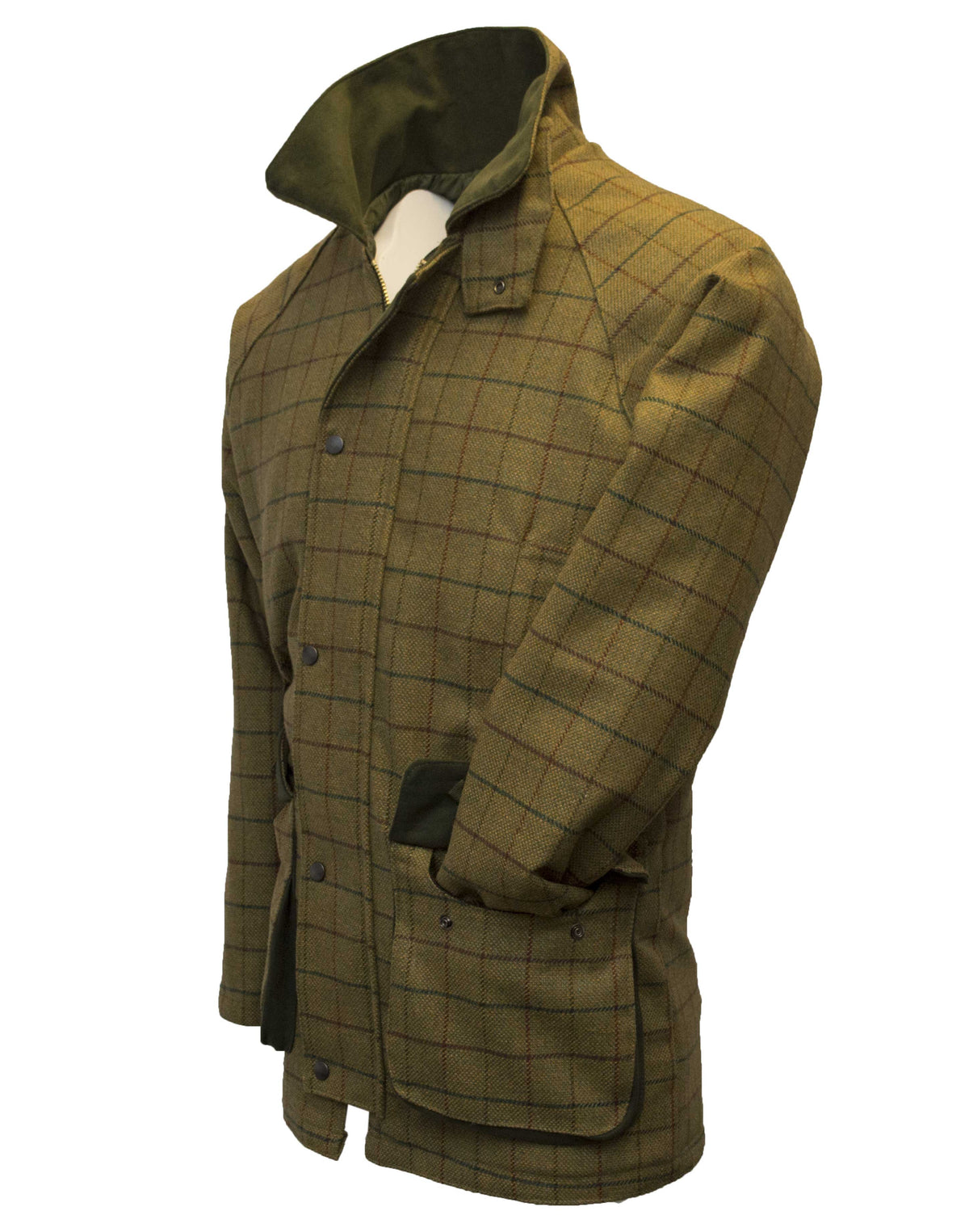 Walker & Hawkes Men's Derby Tweed Barlaston Jacket in Beige