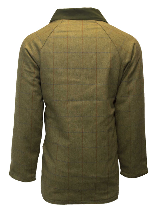 Walker & Hawkes Men's Derby Tweed Barlaston Jacket in Forest Green