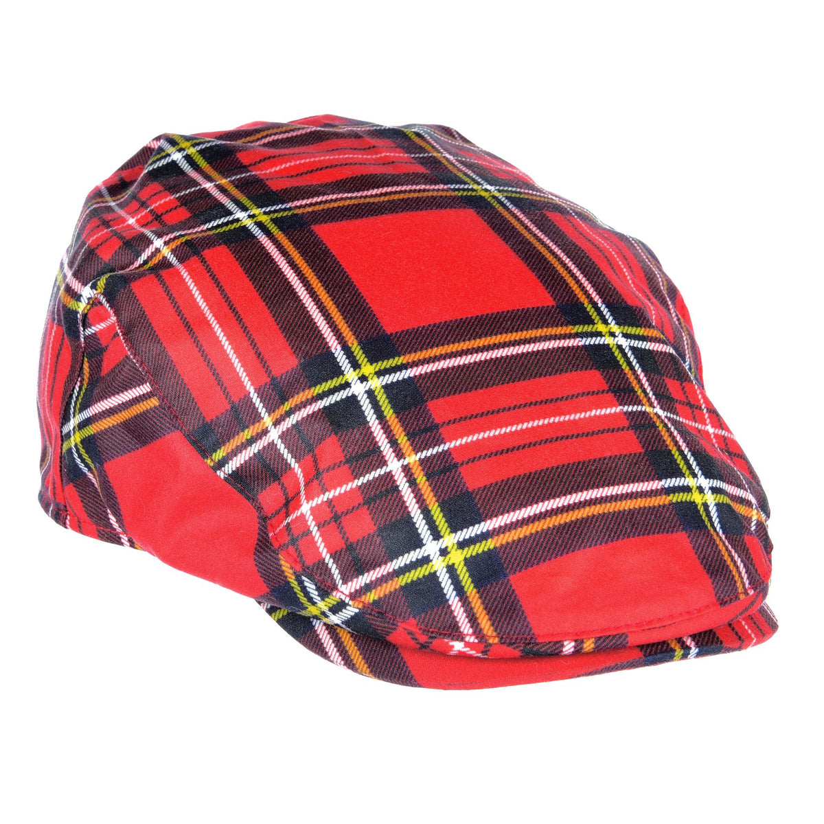 The 'Highland' Royal Stewart Tartan Waxed Cap
