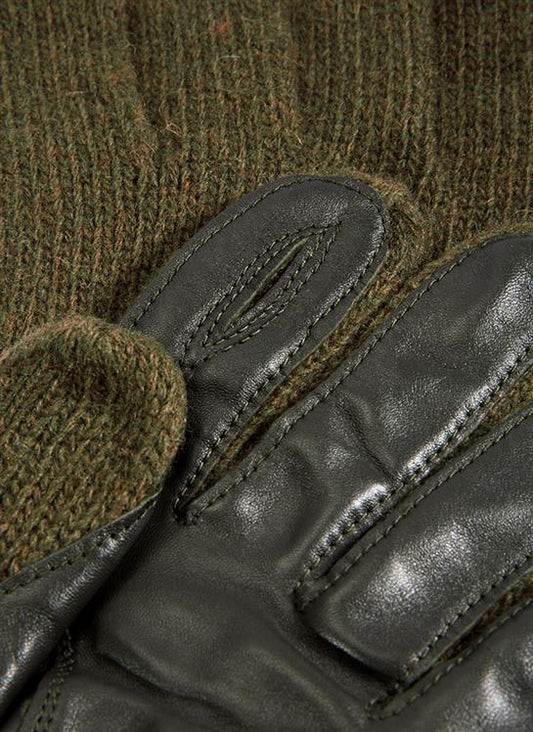 Dents Browning Men's Olive Knitted Shooting Gloves
