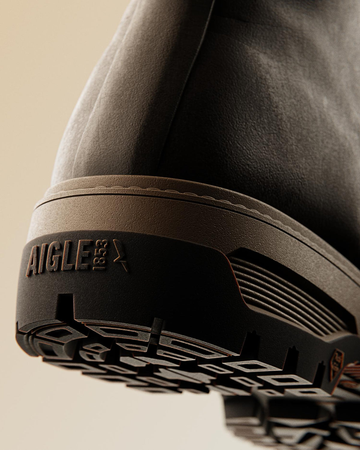 Aigle Parcours 3.0 Enduro Brown Wellington Boots