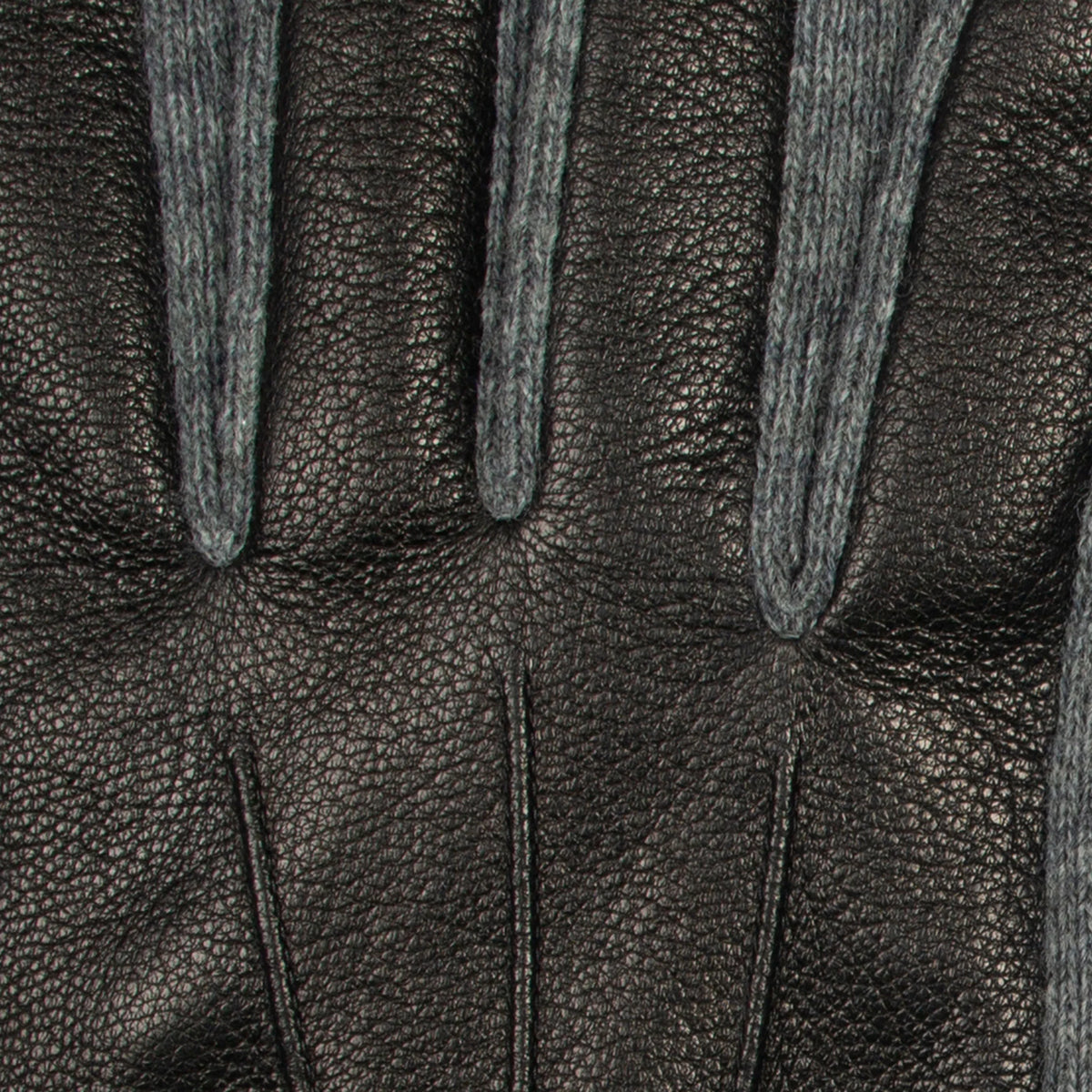 Dents Black Harrogate Men's Fleece Lined Leather Gloves