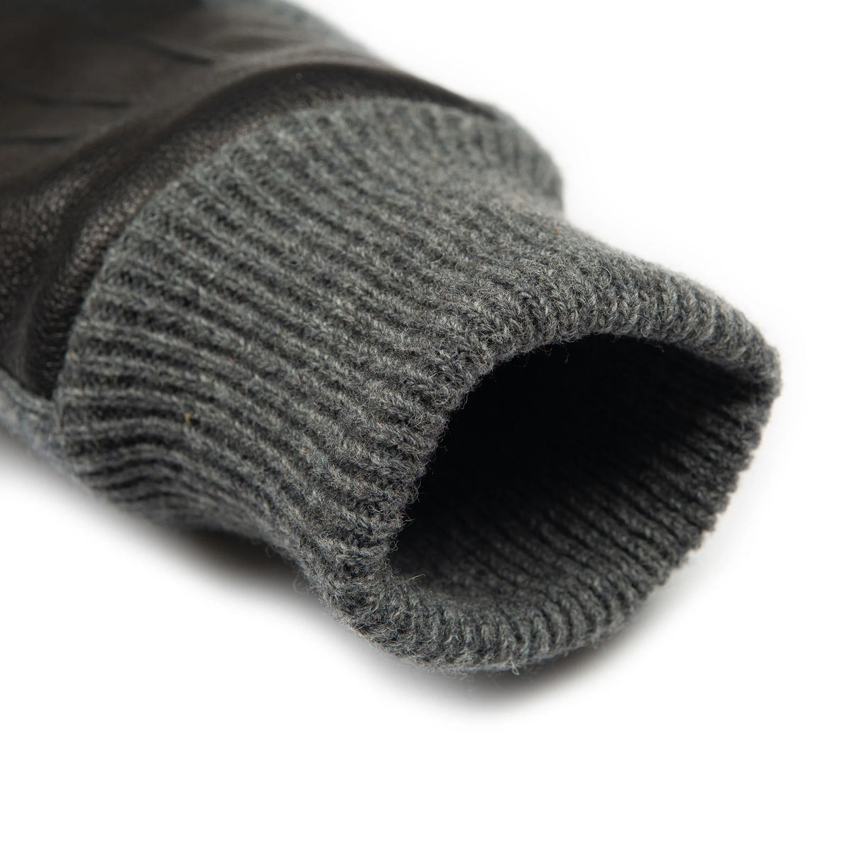 Dents Black Harrogate Men's Fleece Lined Leather Gloves
