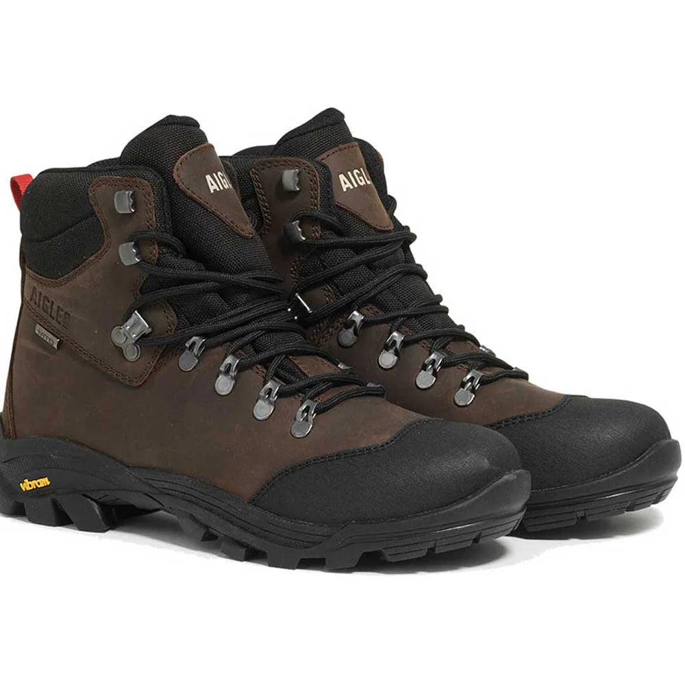 Aigle Laforse Vibram Brown Walking Boots