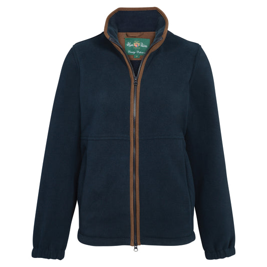 Alan Paine Aylsham Ladies Fleece Jacket In Navy