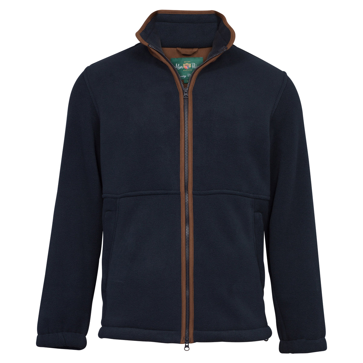 Alan Paine Aylsham Men's Fleece Jacket In Navy