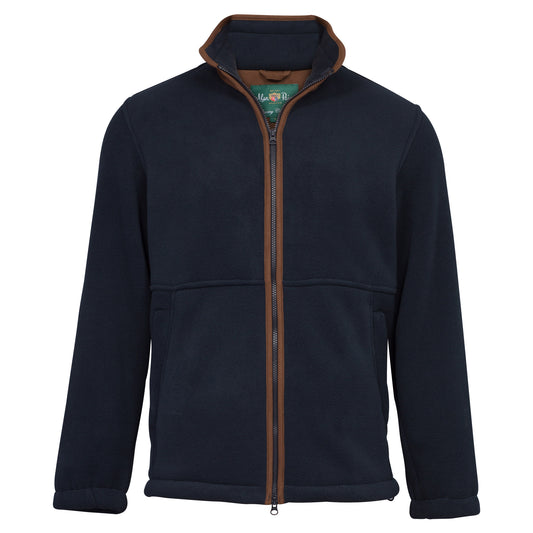 Alan Paine Aylsham Men's Fleece Jacket In Navy