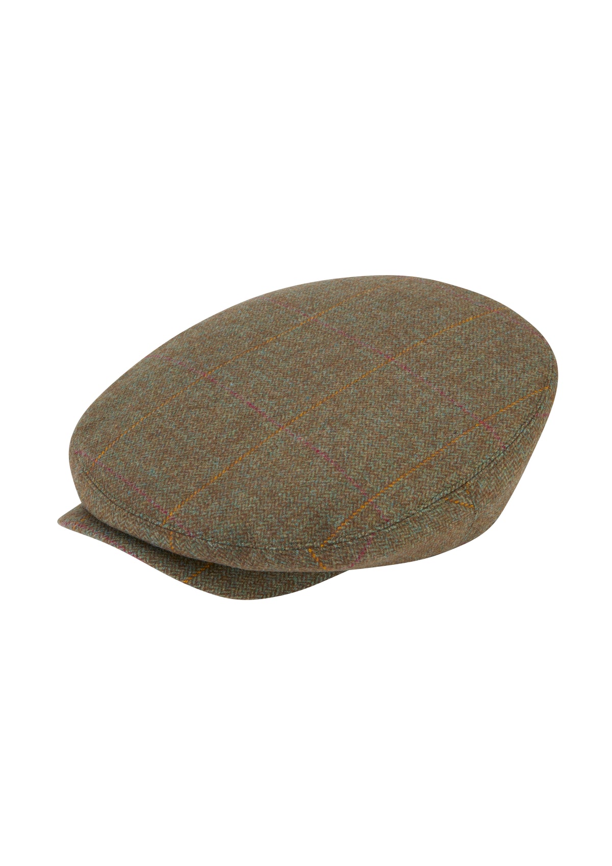 Alan Paine Combrook Balmoral Tweed Cap in Hawthorn