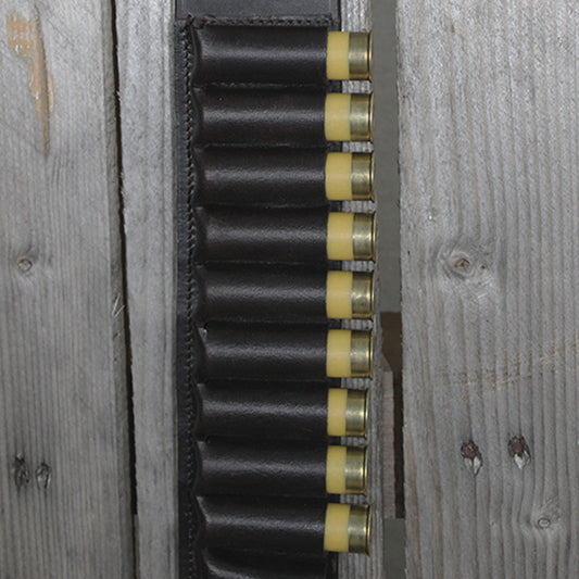 Coleman Baines Dark Brown Leather Closed Loop Cartridge Belt
