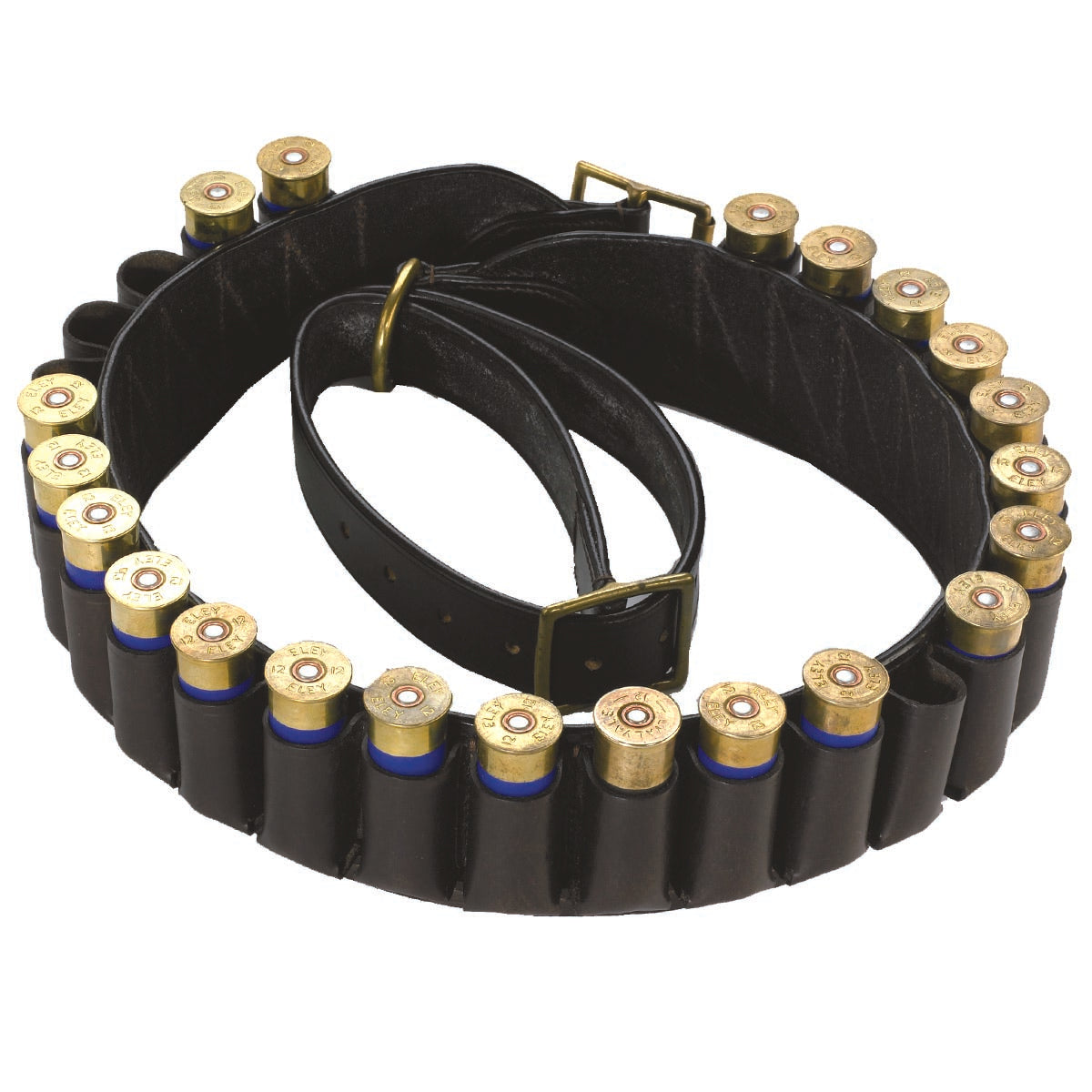 Coleman Baines Dark Brown Leather Closed Loop Cartridge Belt