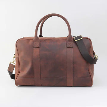 Harris Tweed Blue Check Travel Bag