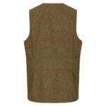 Walker & Hawkes Berston Waistcoat in Green with Red Overcheck