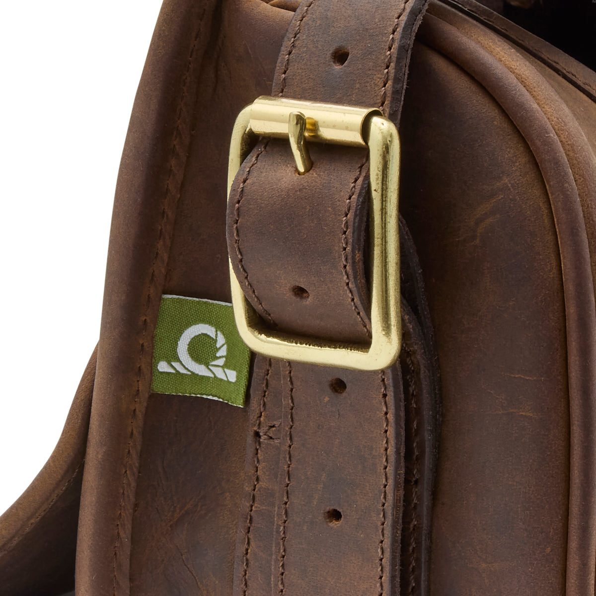 Chatham Antique Brown Oiled Leather Cartridge Bag
