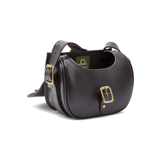 Chatham Dark Brown Premium Leather Cartridge Bag