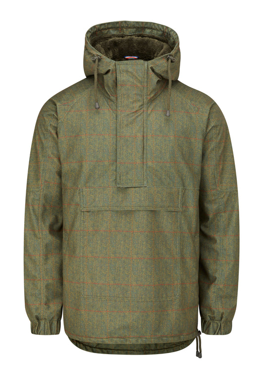 Alan Paine Didsmere Lightweight Waterproof Smock in Olive Tweed