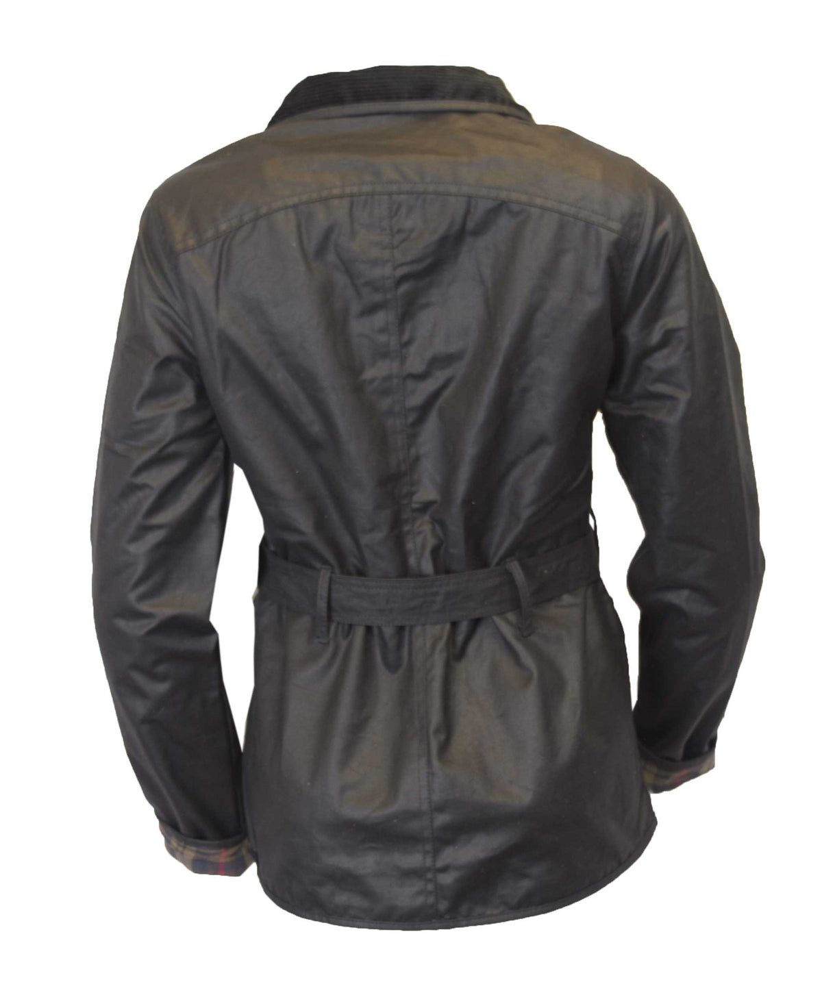 Walker & Hawkes Ladies Florence Black Wax Biker jacket