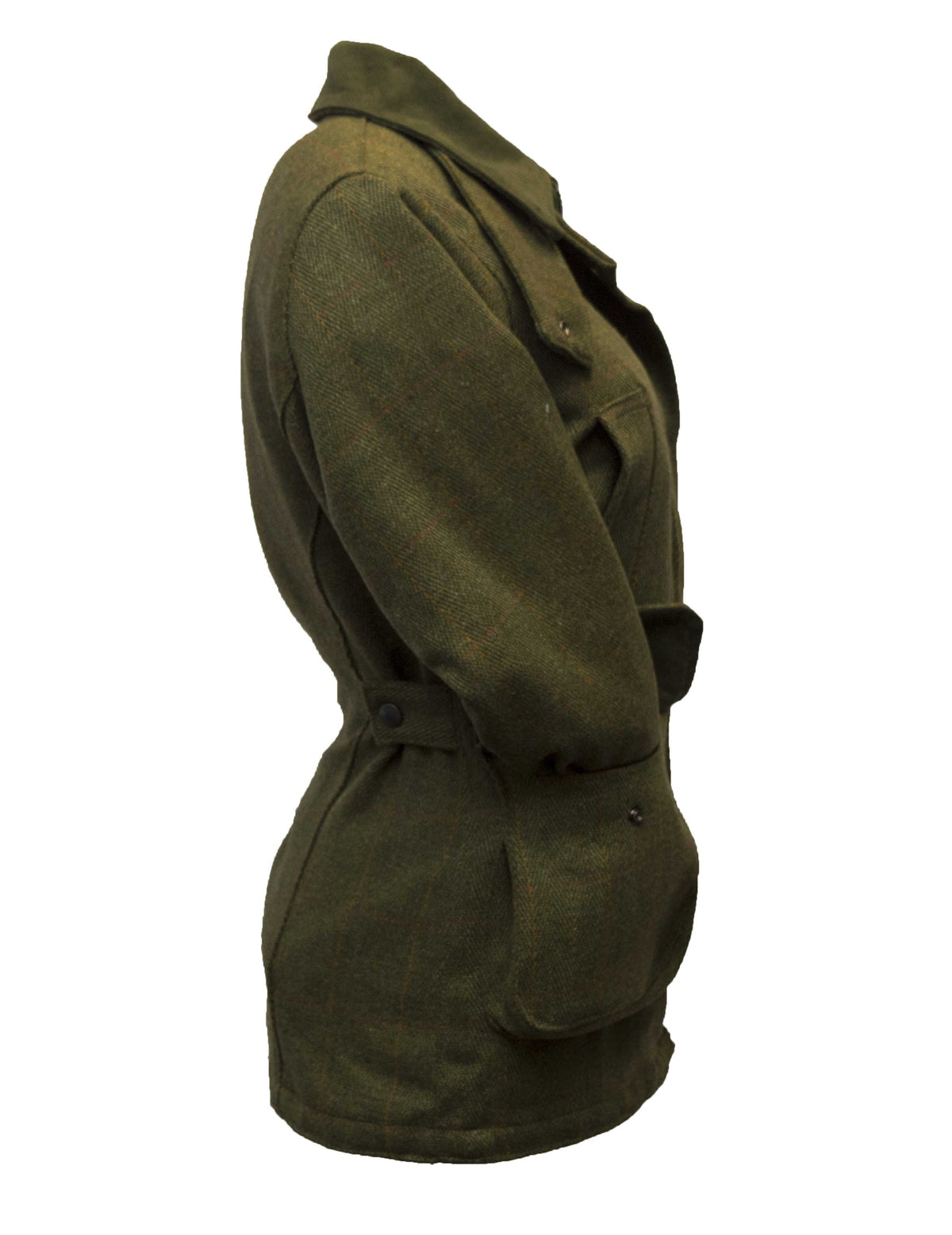 Walker & Hawkes Hazelwood Dark Sage Ladies Tweed Shooting Jacket