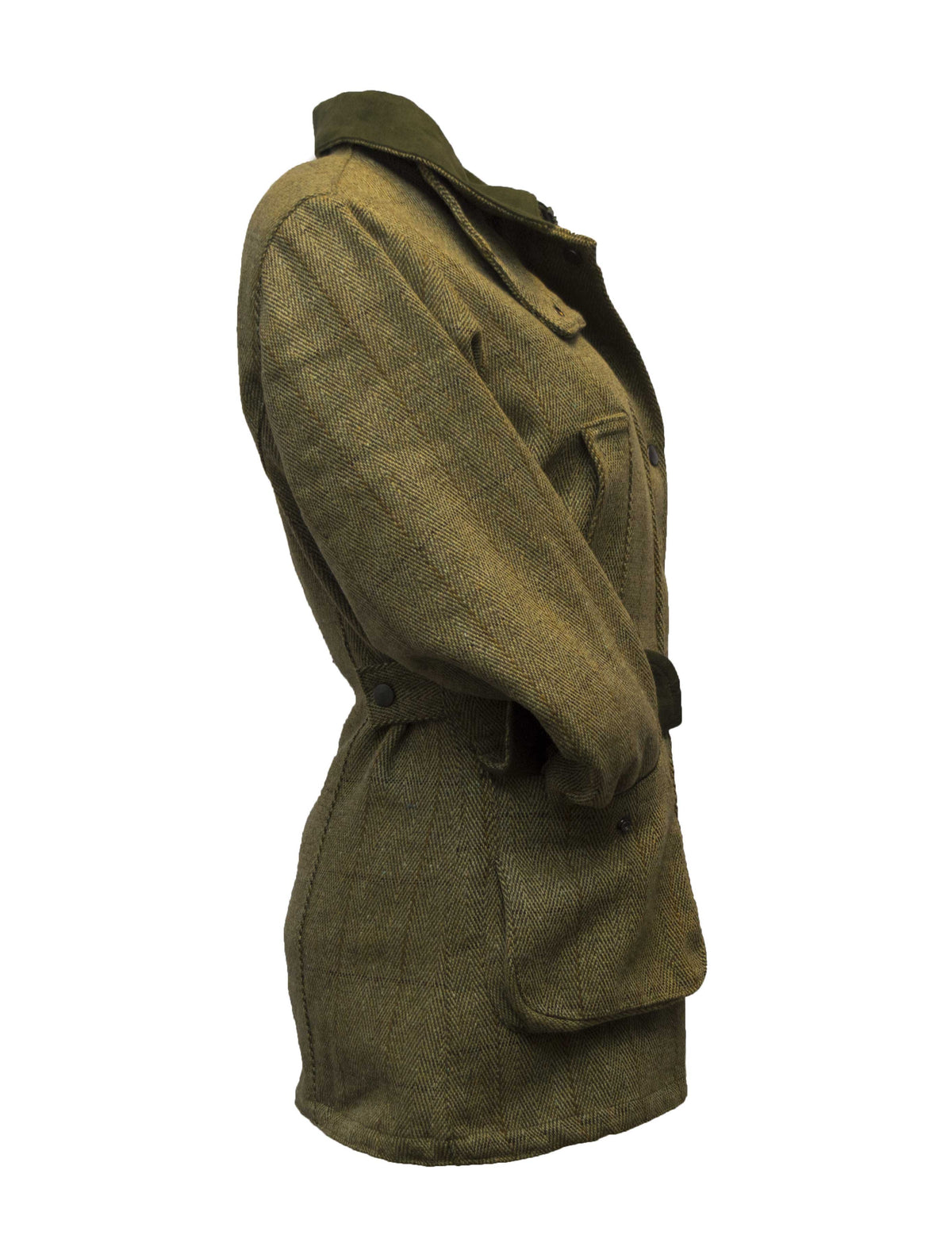 Walker & Hawkes Hazelwood Light Sage Ladies Tweed Shooting Jacket