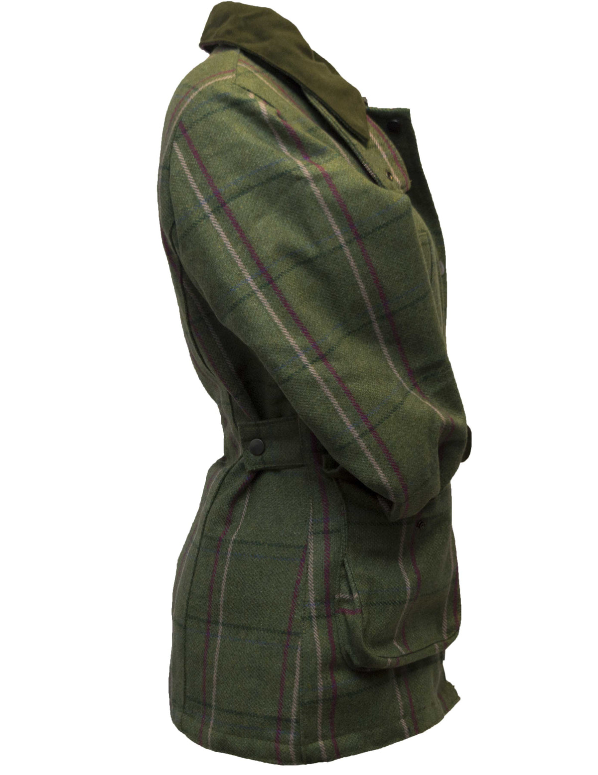 Walker & Hawkes Hazelwood Pink Overcheck Ladies Tweed Shooting Jacket