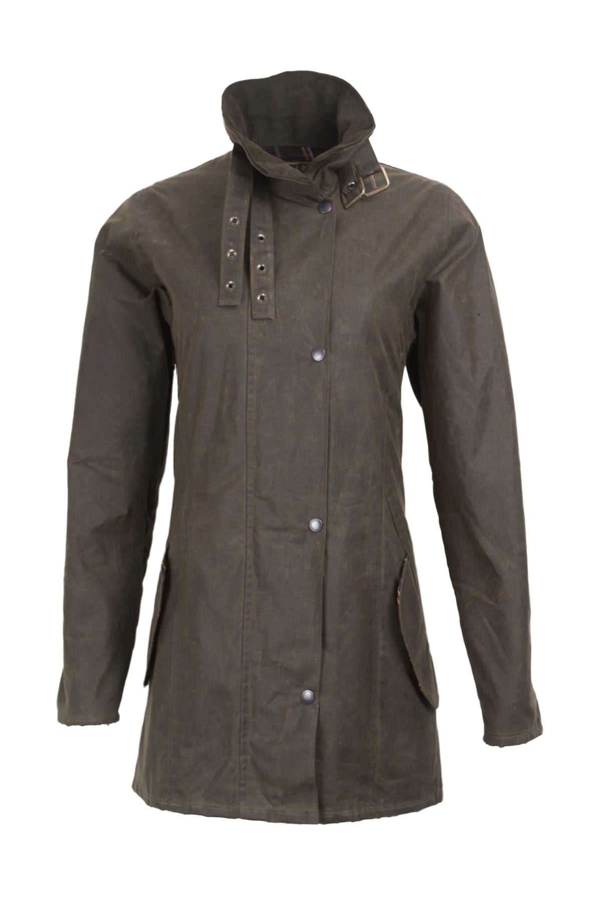 Walker & Hawkes Ladies Olive Sofia WaxJacket