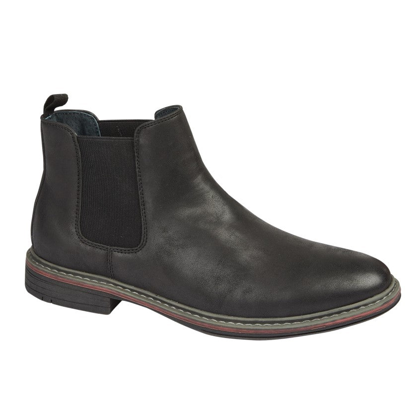 Tweed Outdoor Chelsea Boots Black