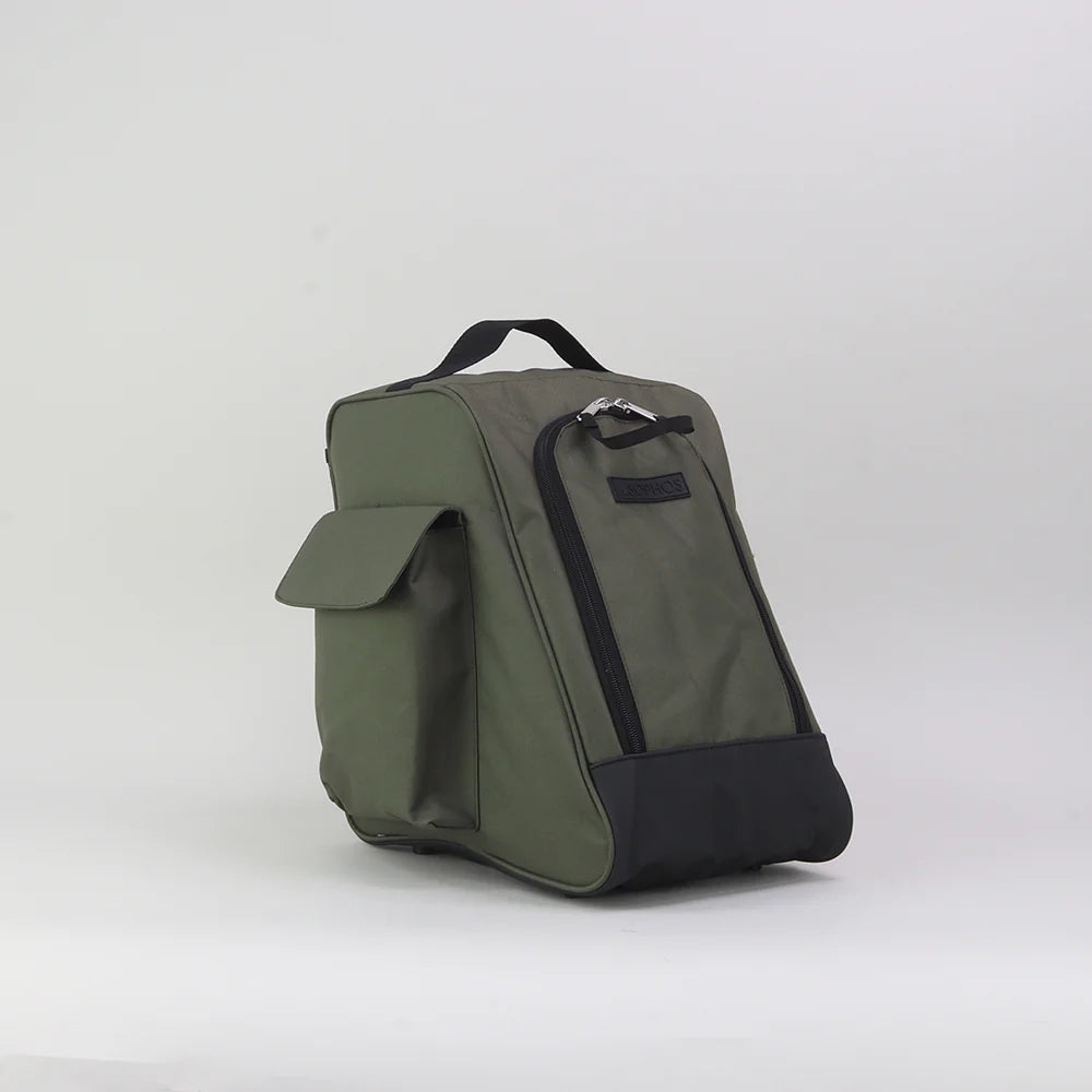 Tweed Outdoor Walking Boot Bag In Green