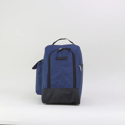 Tweed Outdoor Walking Boot Bag In Navy