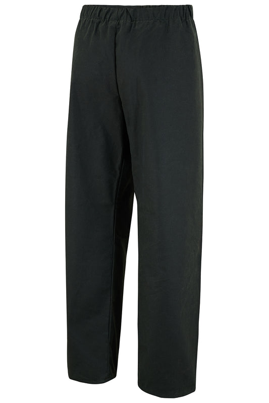 Tweed Outdoor Wax Over Trousers in Olive