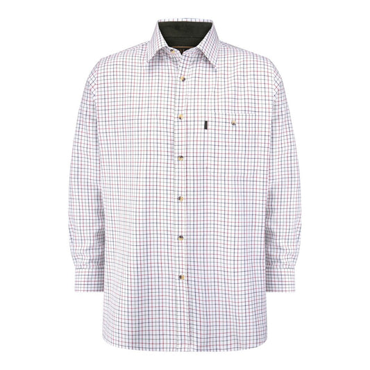 Walker & Hawkes 100% Cotton Brocton Blue Tattersall Shirt