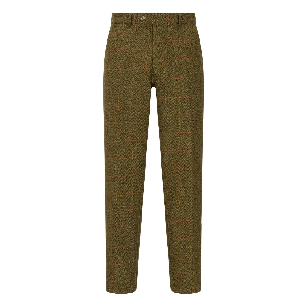 Walker & Hawkes Leighton Dark Sage Tweed Trousers