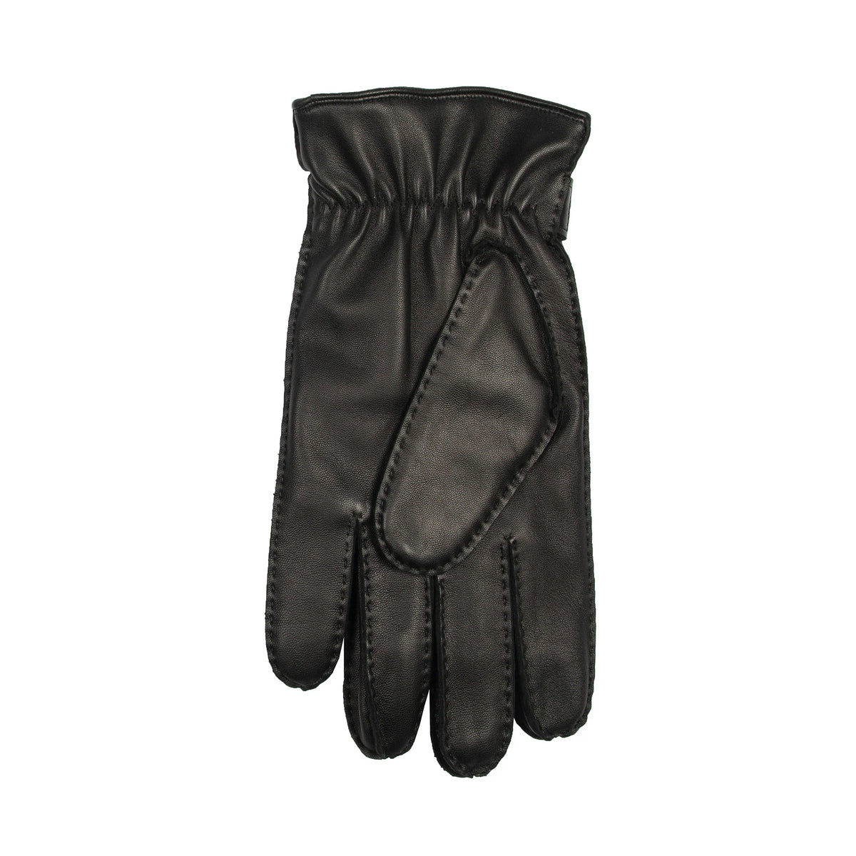 Dents Tetbury Men's Leather Black Cashmere Gloves