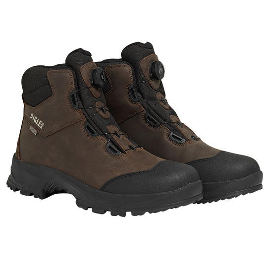 Aigle Laforse No Lace Brown Walking Boots