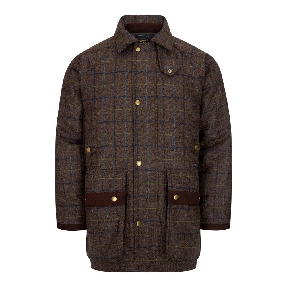 Walker & Hawkes Ryton Abraham Moon Brown Overcheck Tweed Jacket